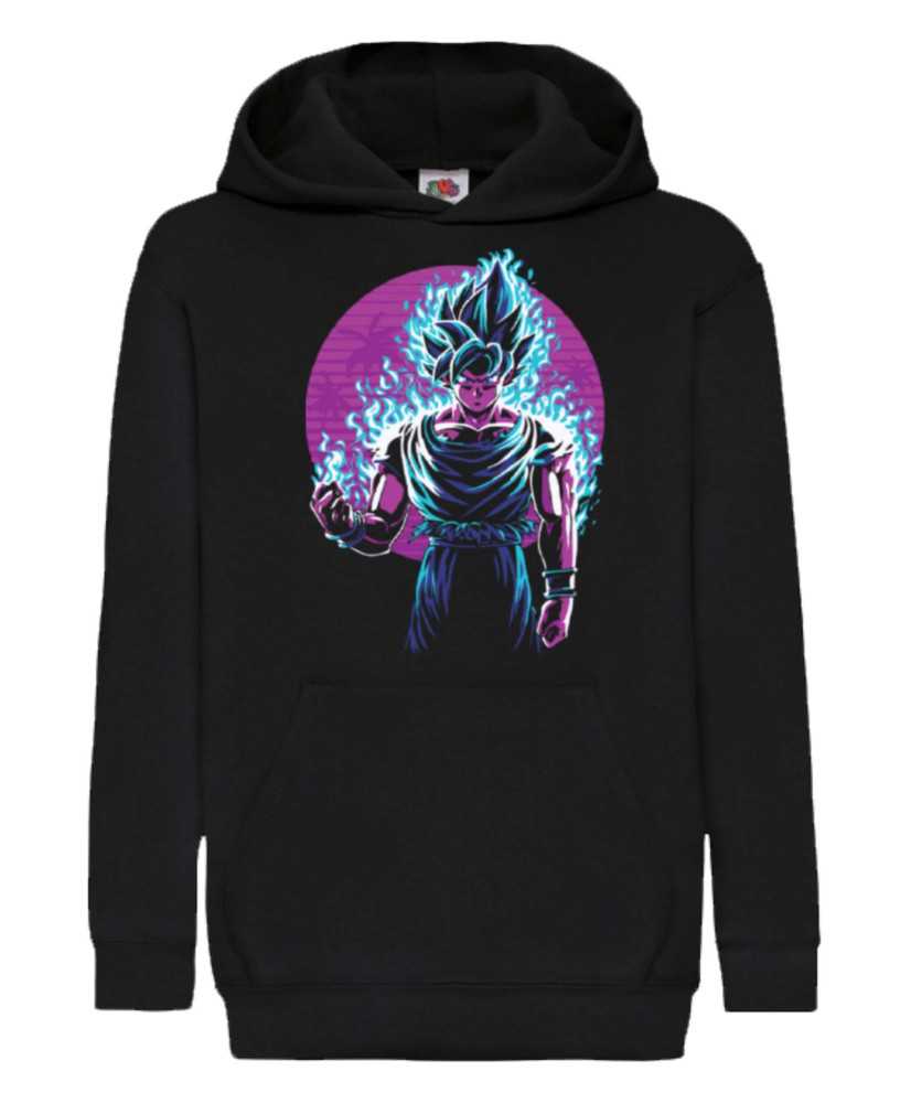 Детски Суитчър Dragon Ball Z Retro Goku Super Saiyan Blue Детски Суитчър Dragon Ball Z Retro Goku Super Saiyan Blue