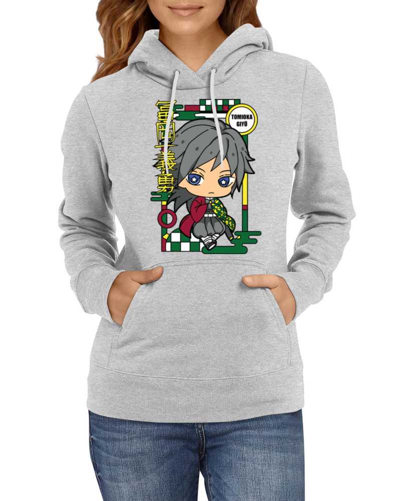 Дамски Суитчър Demon Slayer Kimetsu No Yaiba Chibi Giyu Tomioka