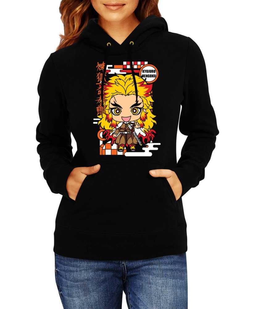 Дамски Суитчър Demon Slayer Kimetsu No Yaiba Chibi Kyojuro Rengoku