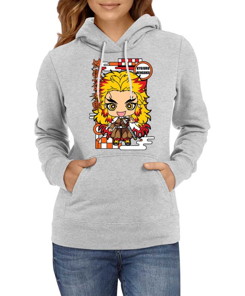 Дамски Суитчър Demon Slayer Kimetsu No Yaiba Chibi Kyojuro Rengoku