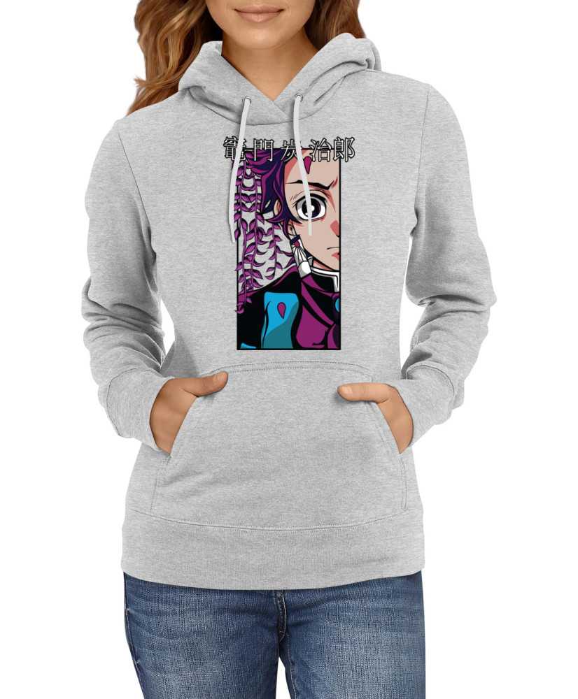 Дамски Суитчър Demon Slayer Kimetsu No Yaiba Tanjiro Face