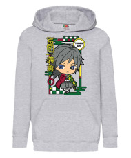 Детски Суитчър Demon Slayer Kimetsu No Yaiba Chibi Giyu Tomioka