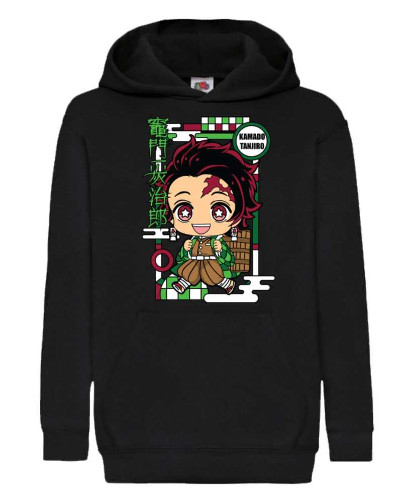 Детски Суитчър Demon Slayer Kimetsu No Yaiba Chibi Tanjiro Kamado Детски Суитчър Demon Slayer Kimetsu No Yaiba Chibi Tanjiro Kamado