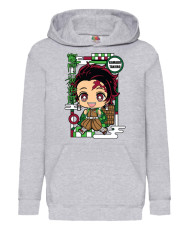 Детски Суитчър Demon Slayer Kimetsu No Yaiba Chibi Tanjiro Kamado