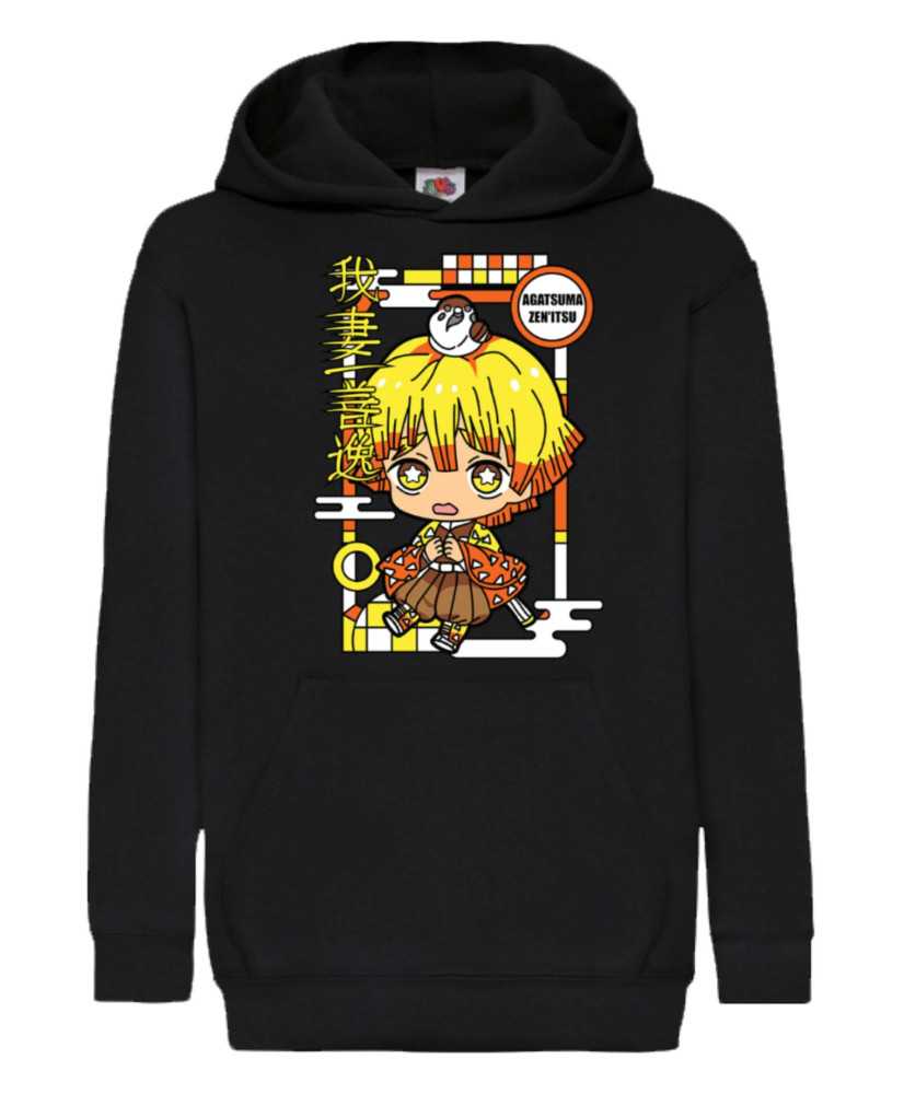 Детски Суитчър Demon Slayer Kimetsu No Yaiba Chibi Zenitsu Agatsuma Детски Суитчър Demon Slayer Kimetsu No Yaiba Chibi Zenitsu Agatsuma