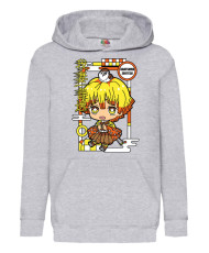 Детски Суитчър Demon Slayer Kimetsu No Yaiba Chibi Zenitsu Agatsuma