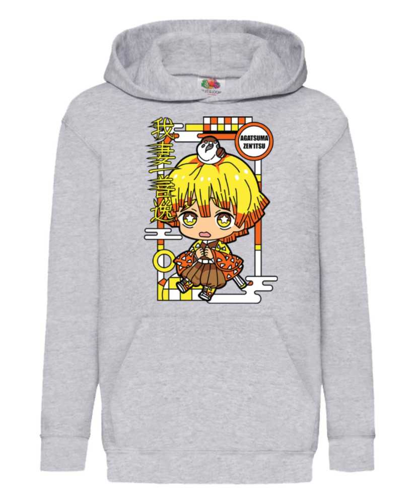 Детски Суитчър Demon Slayer Kimetsu No Yaiba Chibi Zenitsu Agatsuma Детски Суитчър Demon Slayer Kimetsu No Yaiba Chibi Zenitsu Agatsuma