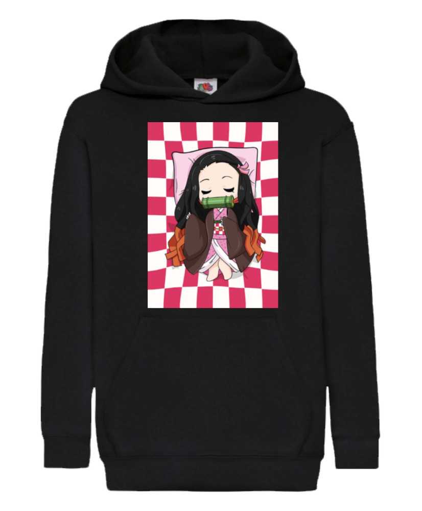 Детски Суитчър Demon Slayer Kimetsu No Yaiba Nezuko Chibi Sleep Детски Суитчър Demon Slayer Kimetsu No Yaiba Nezuko Chibi Sleep