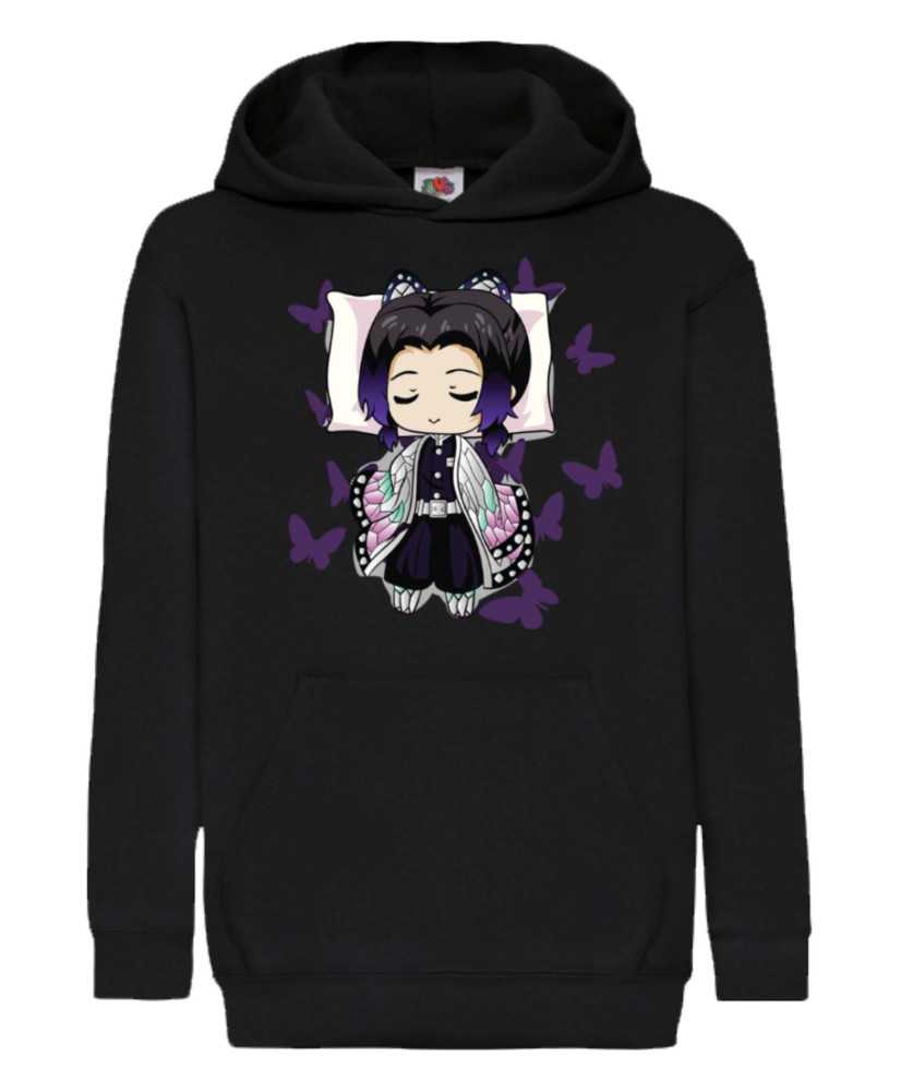 Детски Суитчър Demon Slayer Kimetsu No Yaiba Shinobu Kocho Sleep Детски Суитчър Demon Slayer Kimetsu No Yaiba Shinobu Kocho Sleep