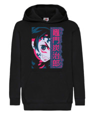 Детски Суитчър Demon Slayer Kimetsu No Yaiba Tanjiro Demon Face