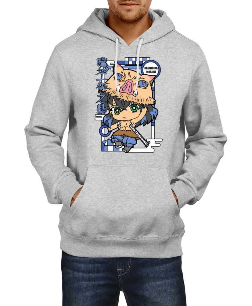 Мъжки Суитчъри Demon Slayer Kimetsu No Yaiba Chibi Inosuke Hashibira