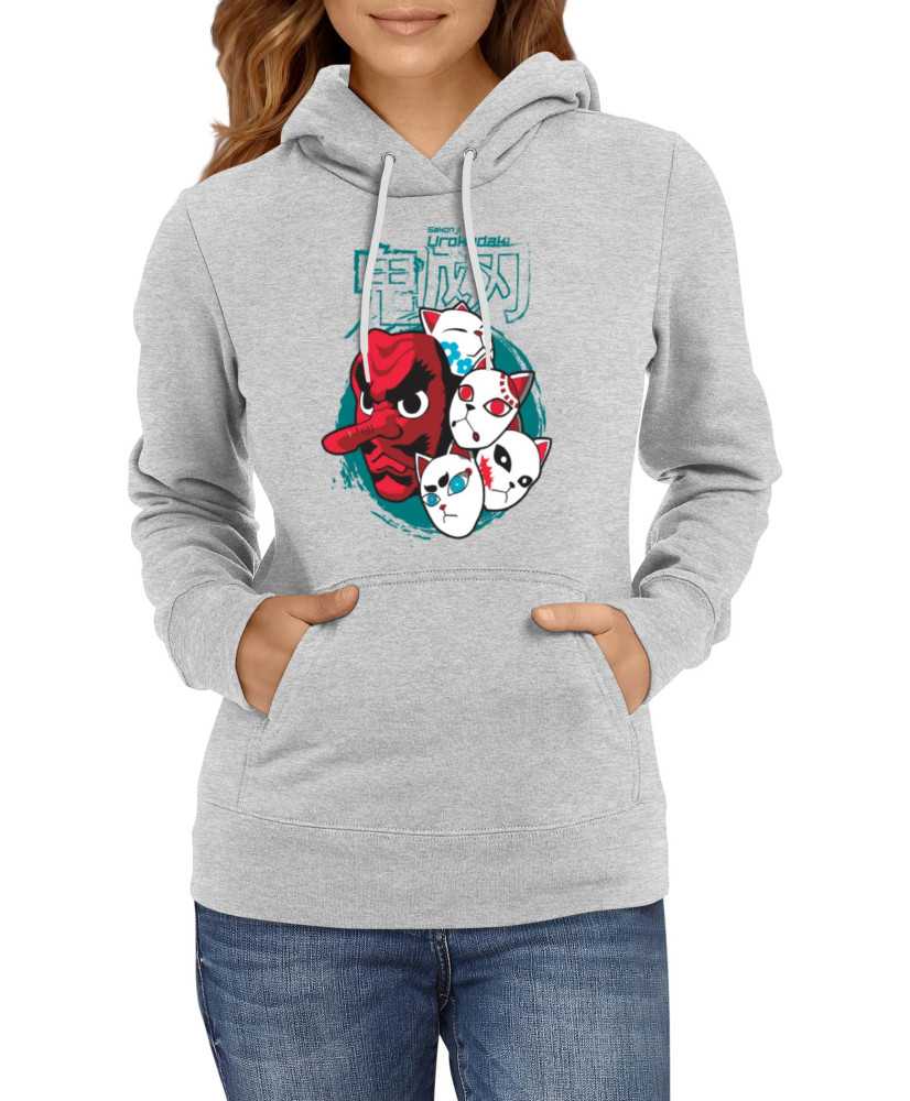 Дамски Сутичър Demon Slayer Japanese Mask