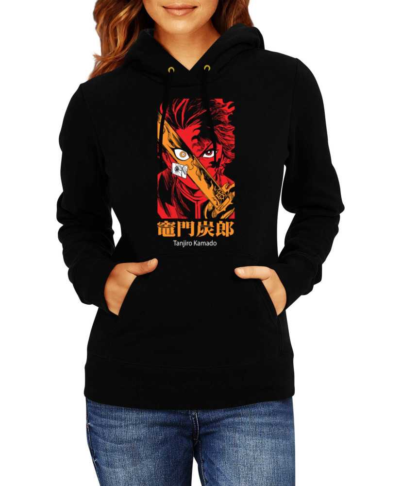 Дамски Сутичър Demon Slayer Tanjiro Red