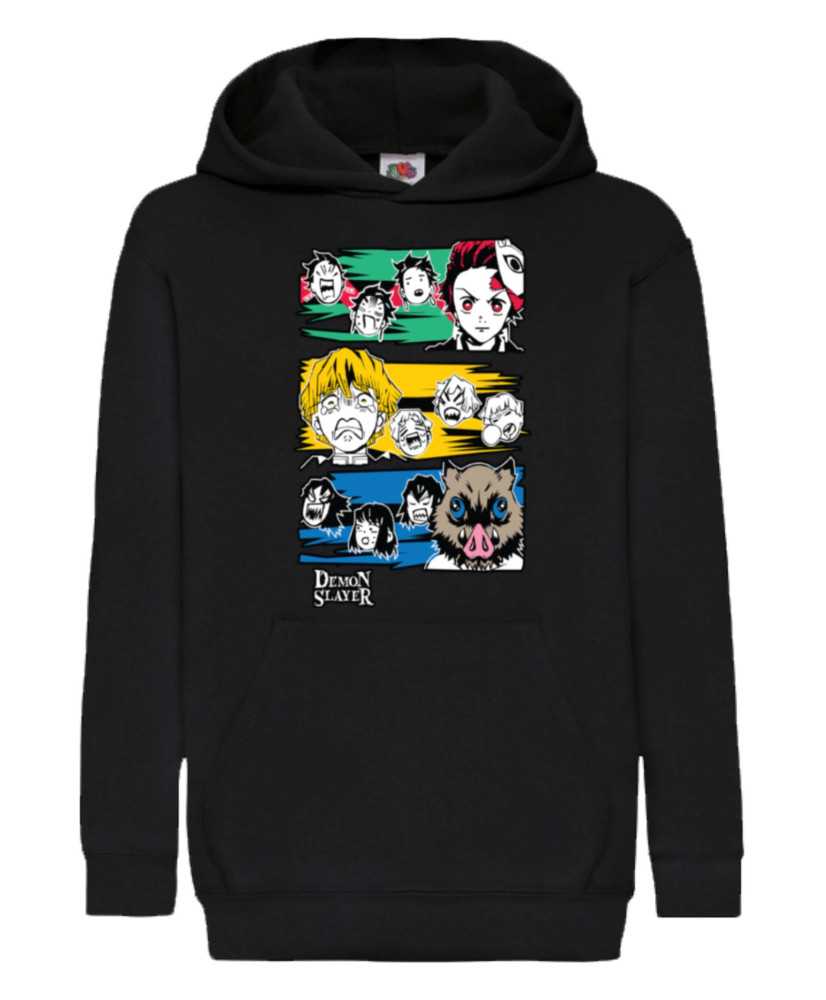 Детски Суитчър Demon Slayer Tanjiro Zenitsu Inosuke 01 Детски Суитчър Demon Slayer Tanjiro Zenitsu Inosuke 01