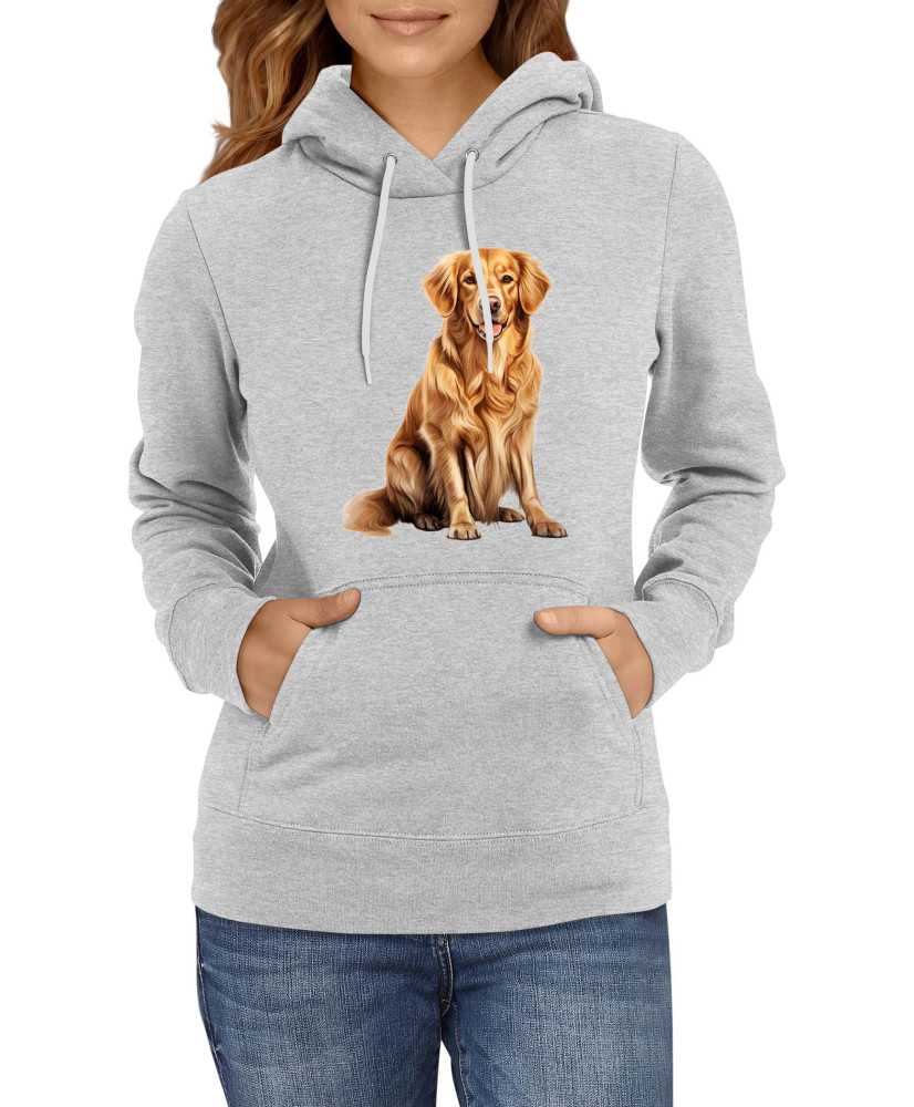 Дамски Сутичър Dogs Breeds Golden Retriever 04