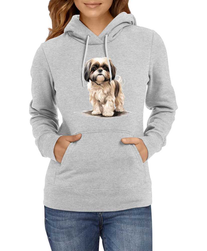 Дамски Сутичър Dogs Breeds Shih Tzu 01