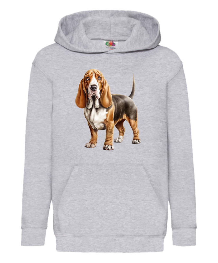 Детски Суитчър Dogs Breeds Basset Hound 01