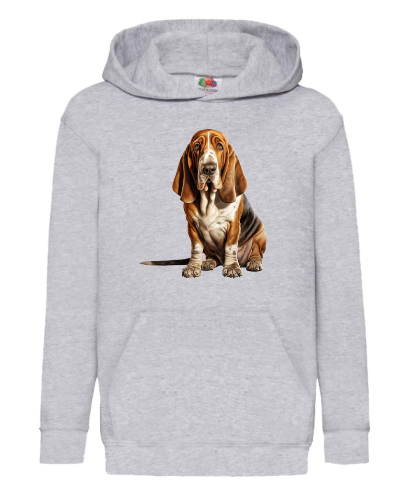 Детски Суитчър Dogs Breeds Basset Hound 02