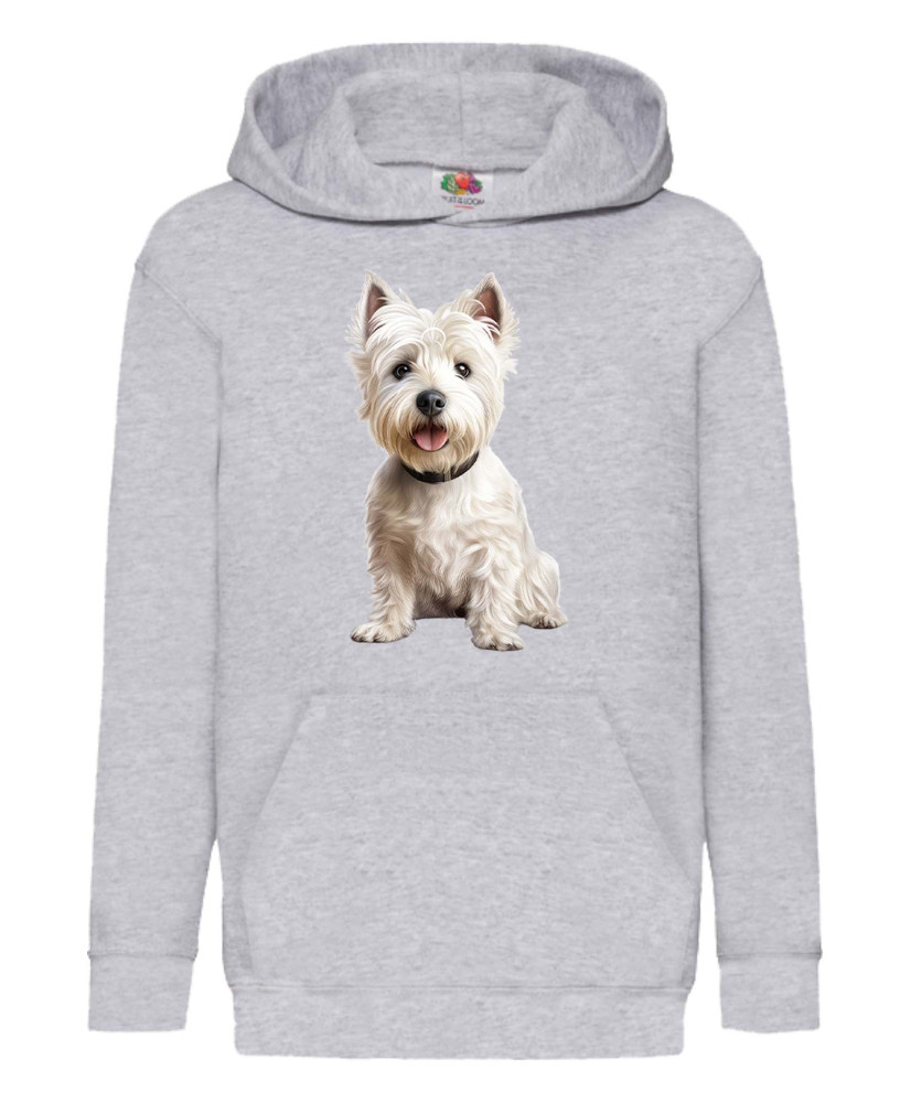 Детски Суитчър Dogs Breeds West Highland White Terrier 02