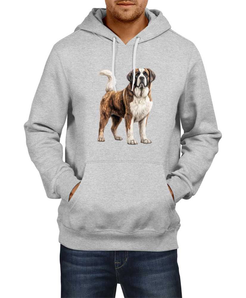 Мъжки Суитчър Dogs Breeds Saint Bernard 01