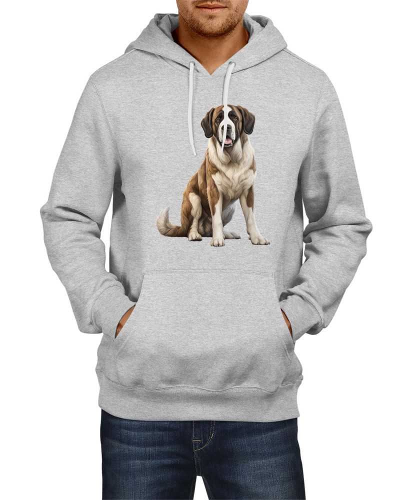 Мъжки Суитчър Dogs Breeds Saint Bernard 02