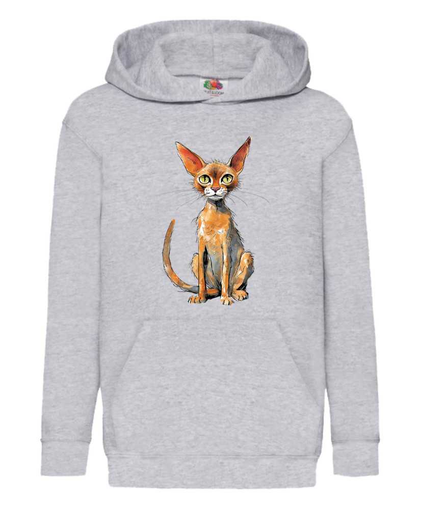 Детски Суитчър Funny Cats Breeds Abyssinian 2