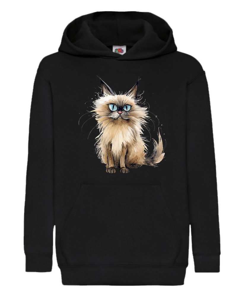 Детски Суитчър Funny Cats Breeds Balinese 2