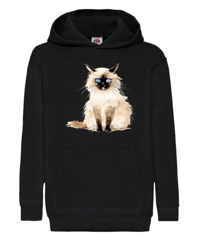 Детски Суитчър Funny Cats Breeds Birman 1