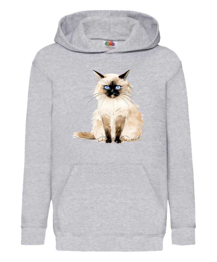 Детски Суитчър Funny Cats Breeds Birman 1