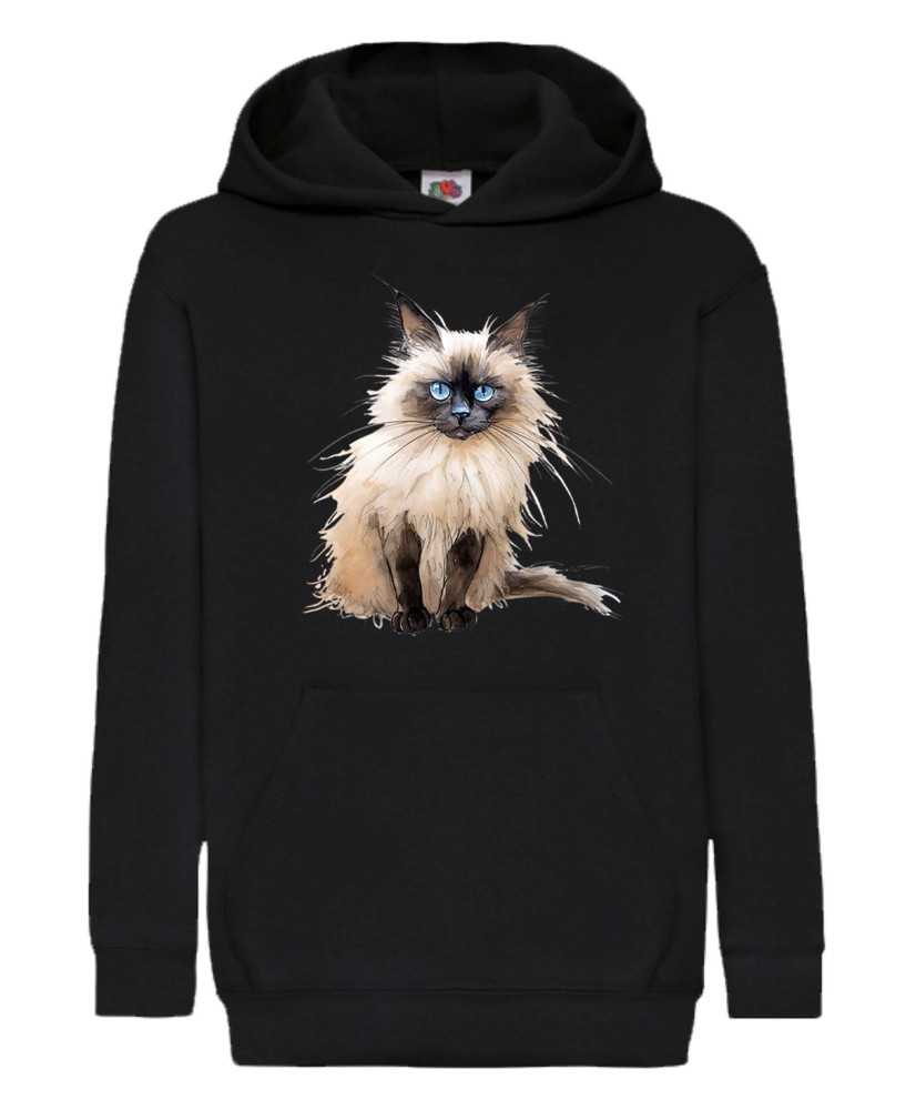 Детски Суитчър Funny Cats Breeds Birman 3