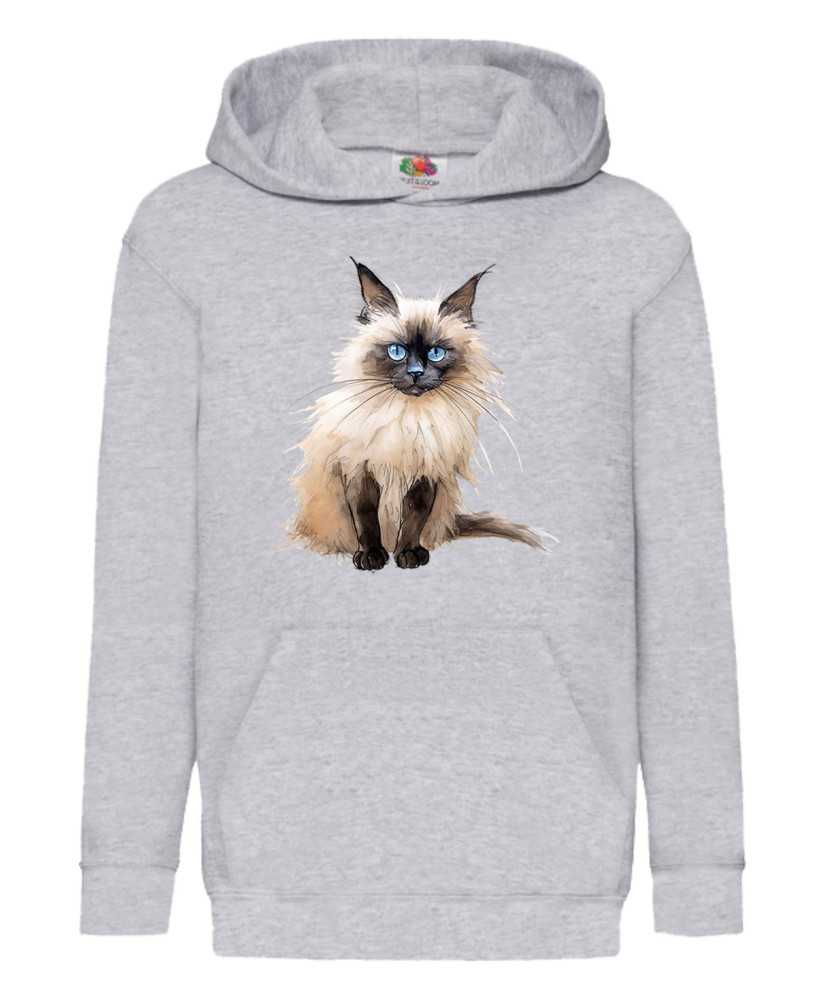 Детски Суитчър Funny Cats Breeds Birman 3