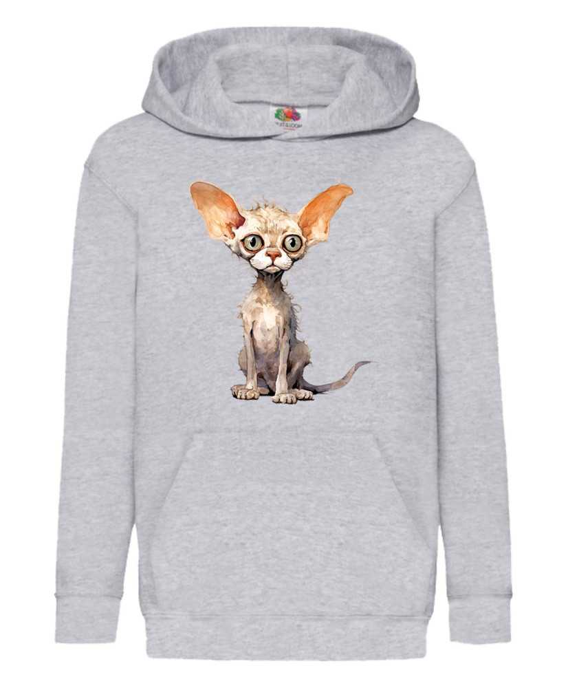 Детски Суитчър Funny Cats Breeds Devon Rex