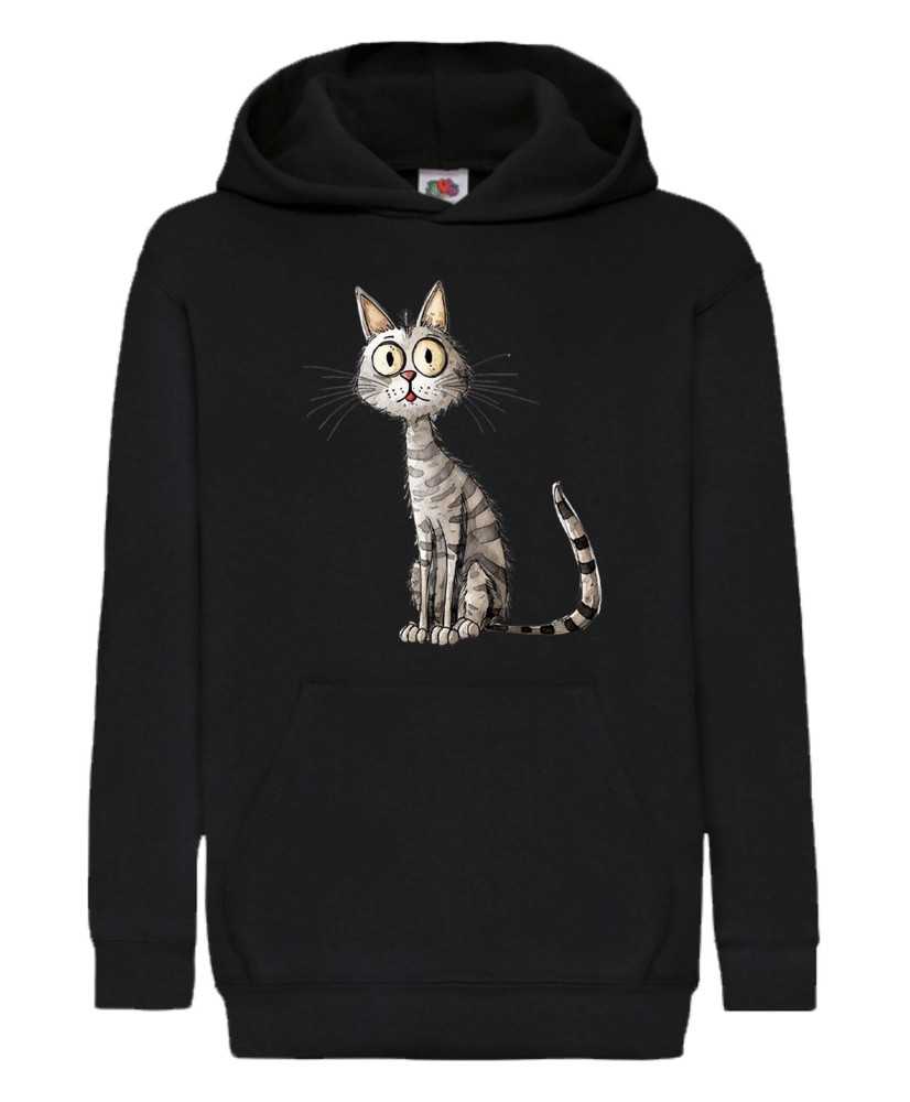 Детски Суитчър Funny Cats Breeds Egyptian Mau 1