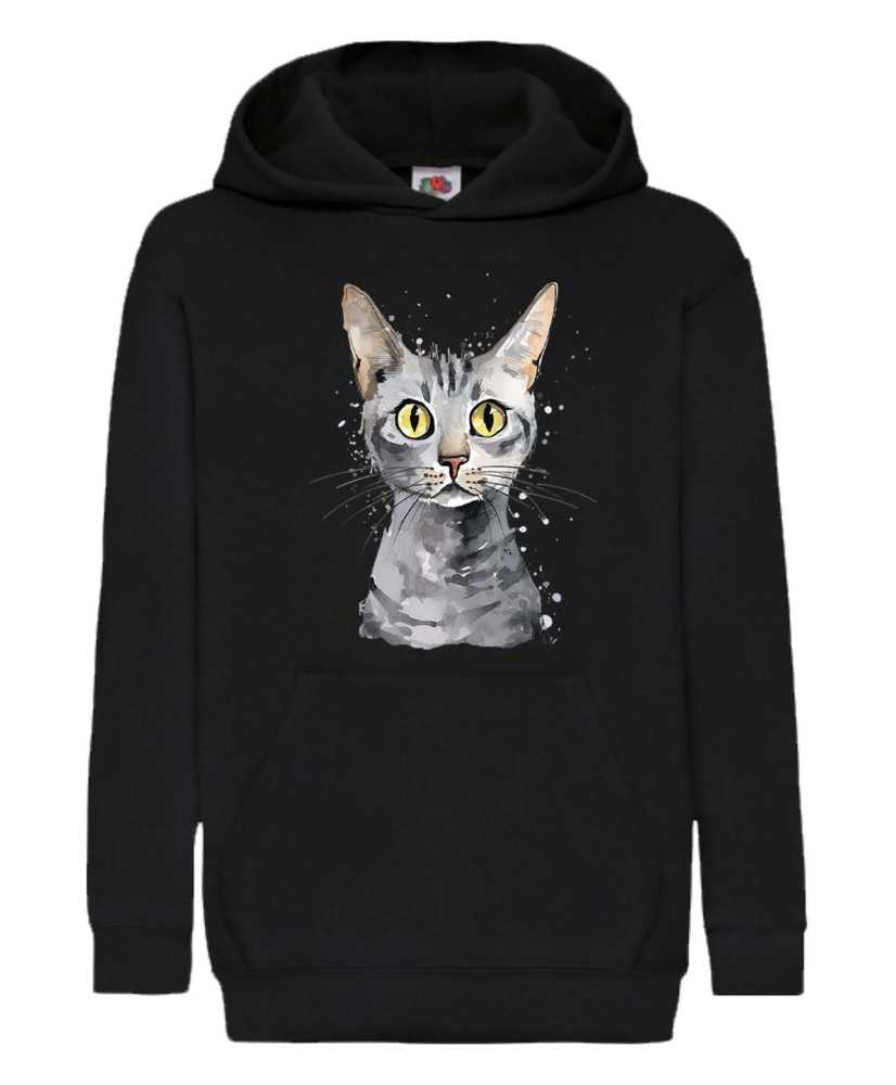 Детски Суитчър Funny Cats Breeds Egyptian Mau 2