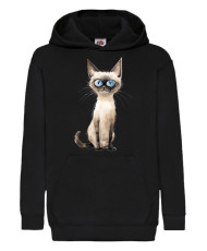 Детски Суитчър Funny Cats Breeds Siamese