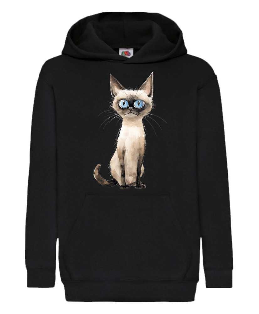 Детски Суитчър Funny Cats Breeds Siamese