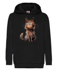 Детски Суитчър Funny Cats Breeds York Chocolate