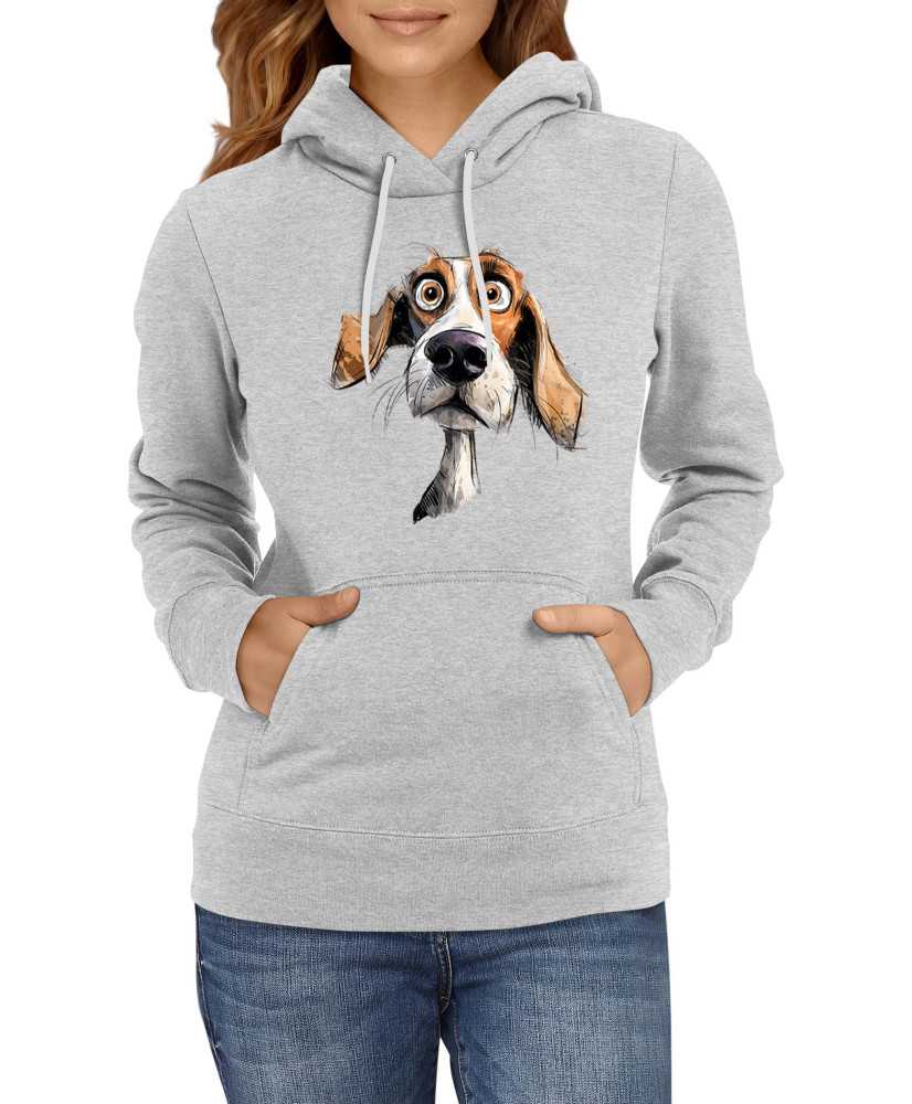 Дамски Сутичър Funny Dogs Breeds Beagle 02 Дамски Сутичър Funny Dogs Breeds Beagle 02