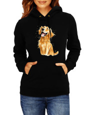 Дамски Сутичър Funny Dogs Breeds Golden Retriever 01