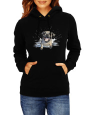 Дамски Сутичър Funny Dogs Breeds Pug 01