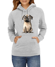 Дамски Сутичър Funny Dogs Breeds Pug 02