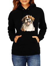 Дамски Сутичър Funny Dogs Breeds Saint Bernard