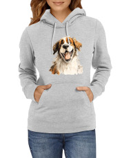 Дамски Сутичър Funny Dogs Breeds Saint Bernard