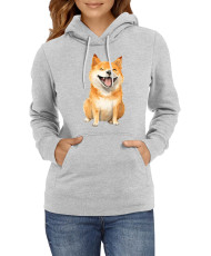 Дамски Сутичър Funny Dogs Breeds Shiba Inu