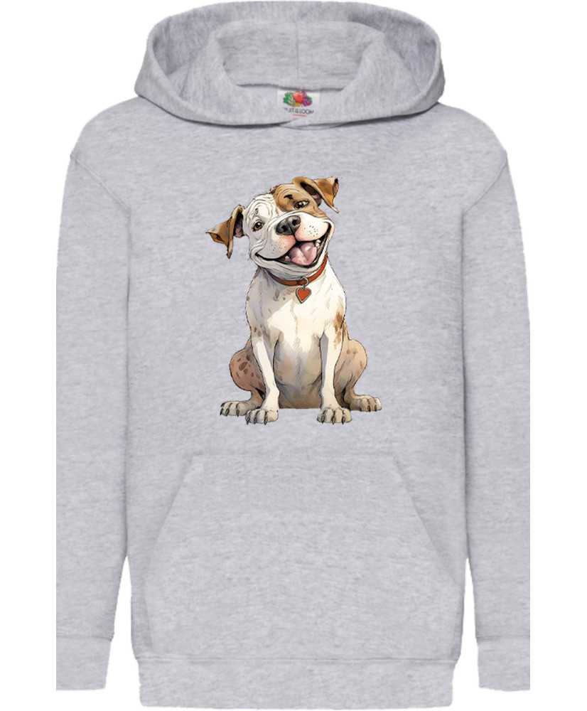 Детски Суитчър Funny Dogs Breeds American Bulldog