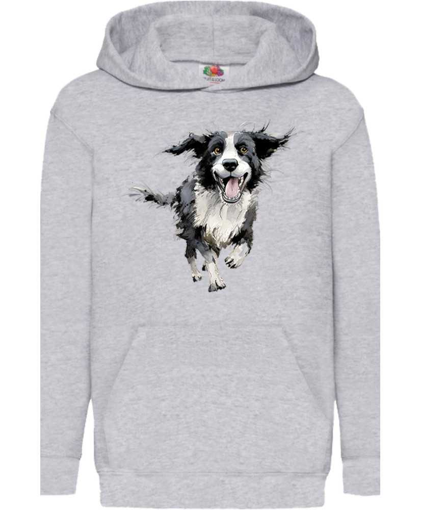 Детски Суитчър Funny Dogs Breeds Border Collie 02