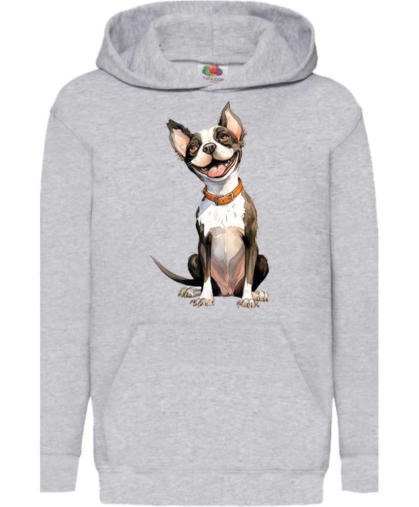 Детски Суитчър Funny Dogs Breeds Boston Terrier 02