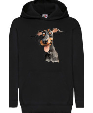 Детски Суитчър Funny Dogs Breeds Doberman