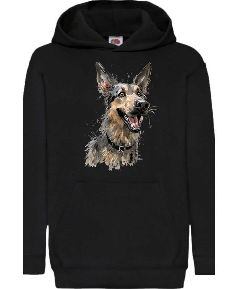 Детски Суитчър Funny Dogs Breeds German Shepherd