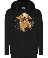 Детски Суитчър Funny Dogs Breeds Golden Retriever 02